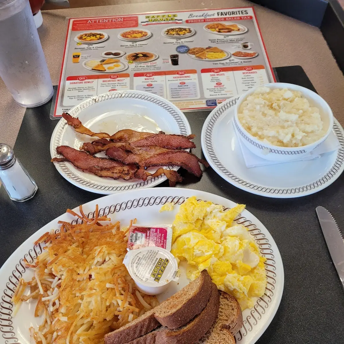 Bacon Eggs and Hash Browns