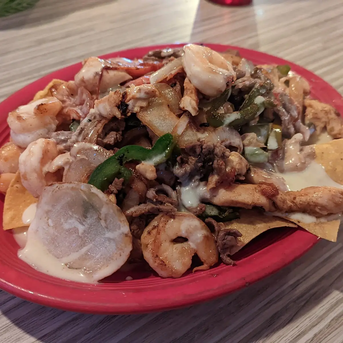 Steak and Shrimp Fajitas