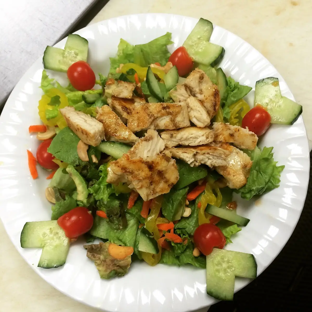 Honey Mustard Grilled Chicken Salad