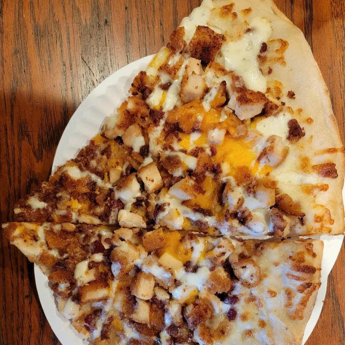 Chicken Bacon Ranch Pizza