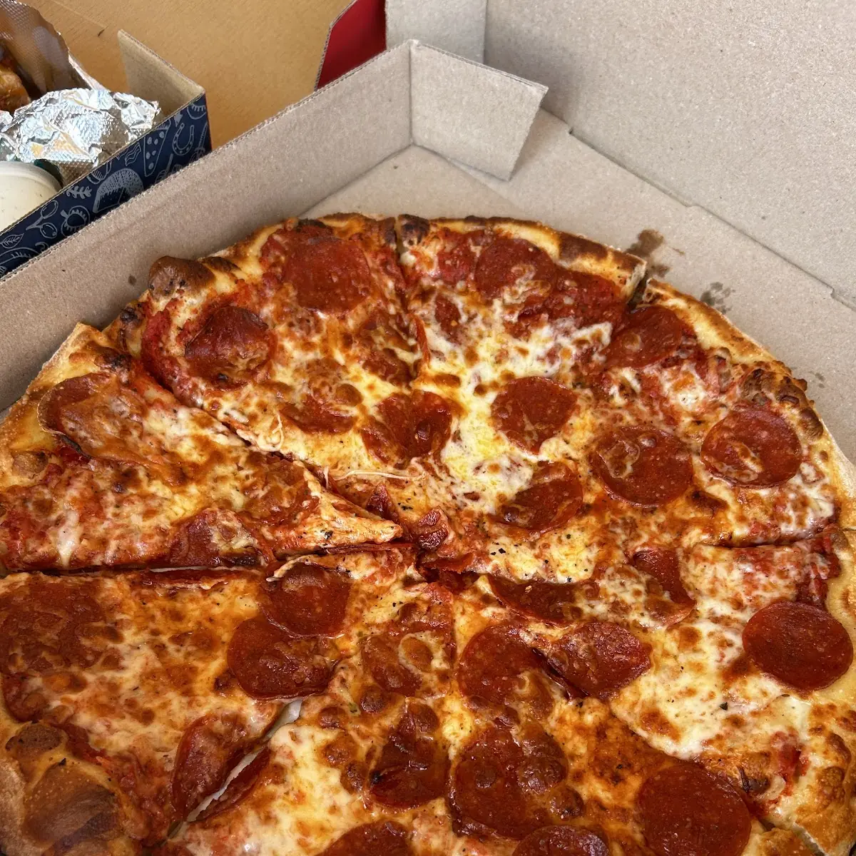 Pepperoni and Sausage Pizza