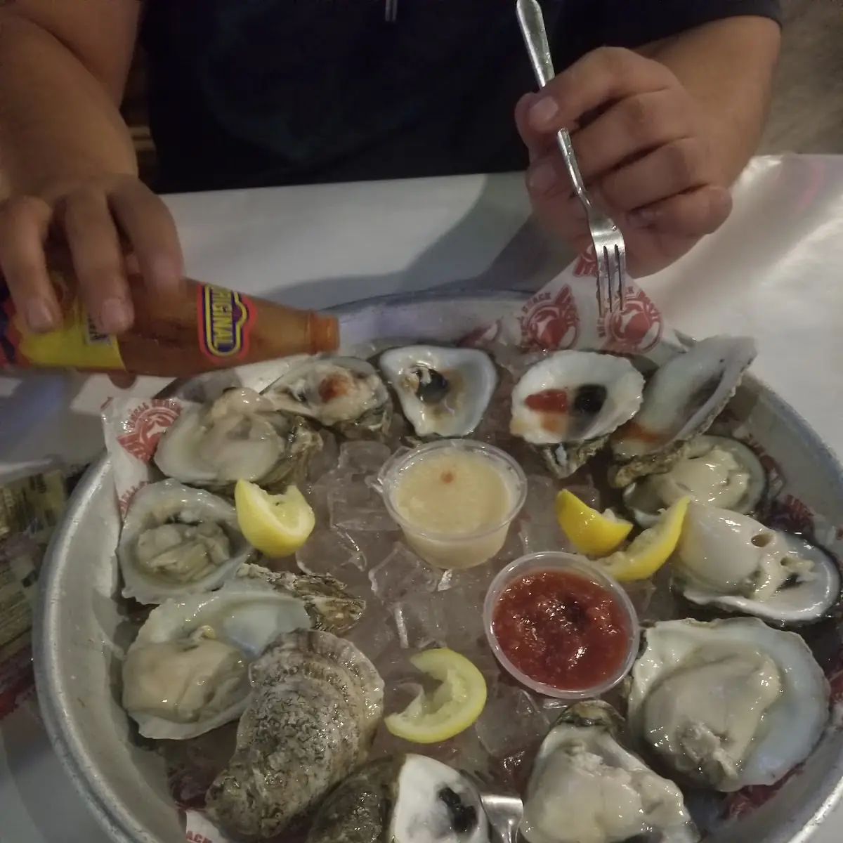 Oysters in Half Shell