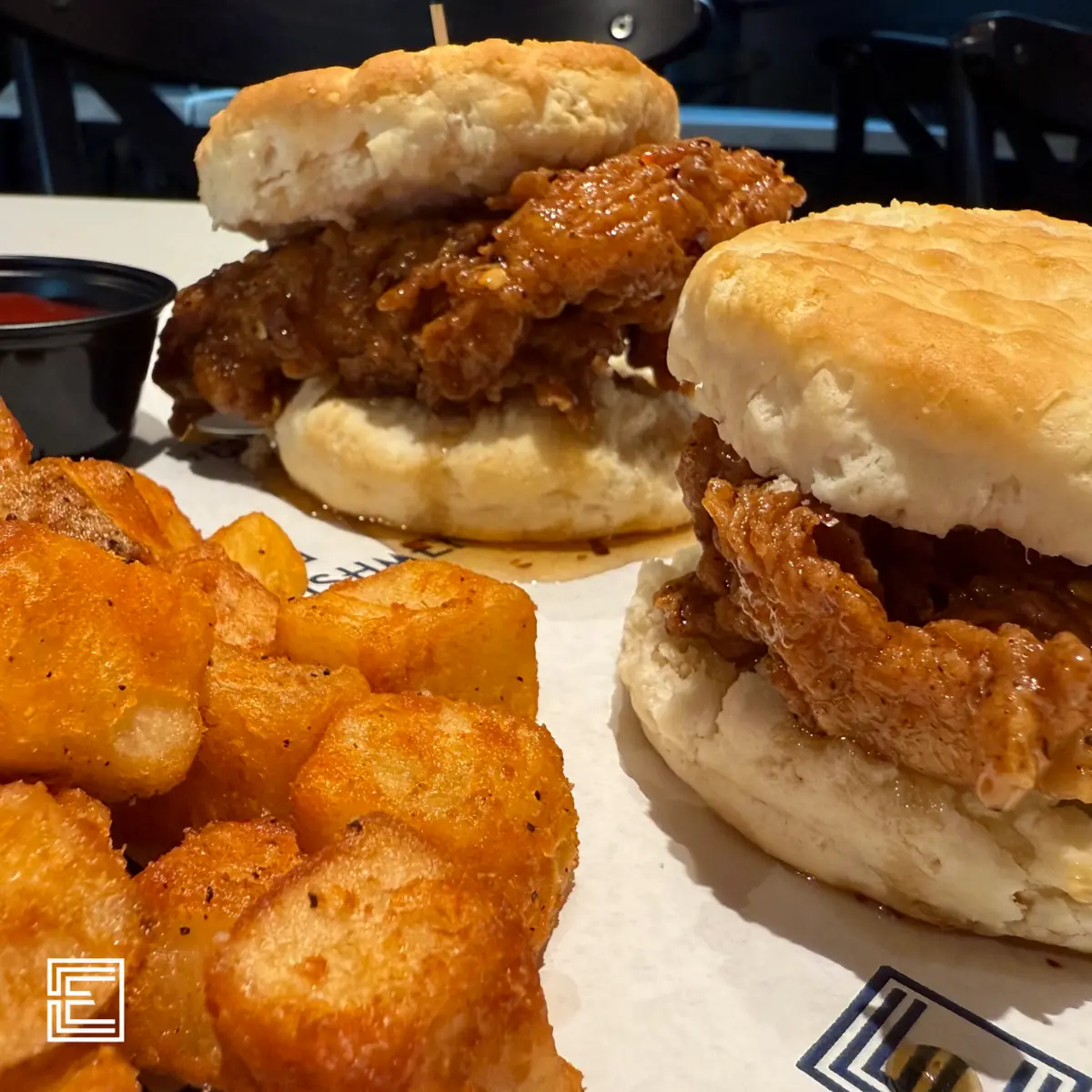Hot Honey Chicken Biscuits 2