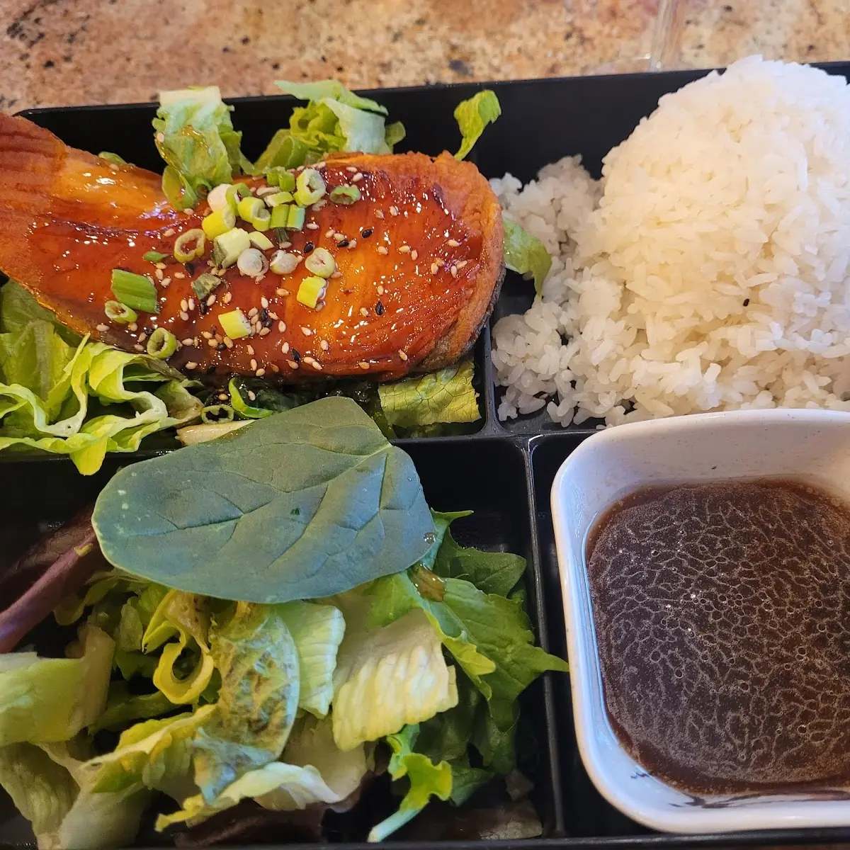 Bento- Salmon Teriyaki