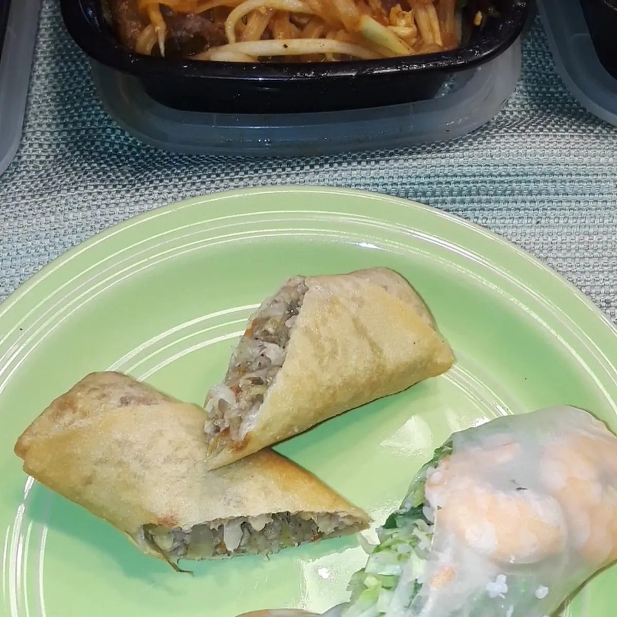 Pork Egg Rolls Shrimp Spring Roll