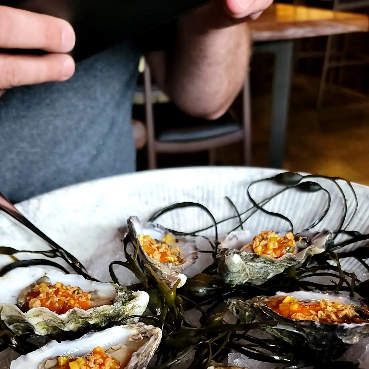 Fresh Oysters with Mignonette