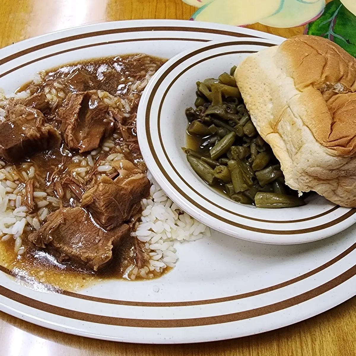 Pot Roast Plate Lunch