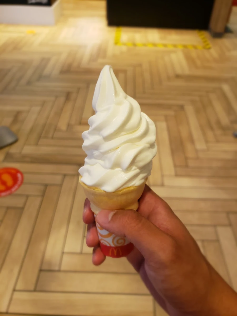 Vanilla Ice Cream Cone
