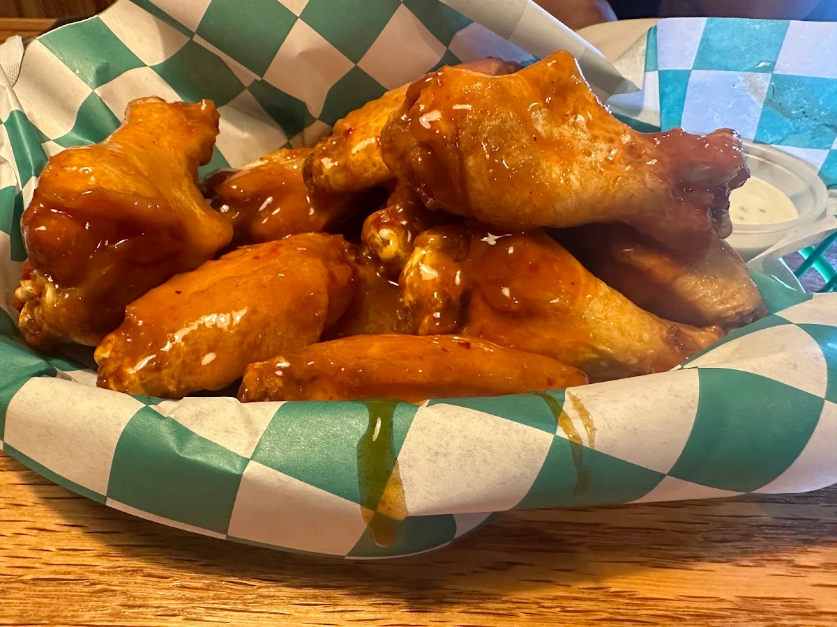 Wings with Mango Habanero