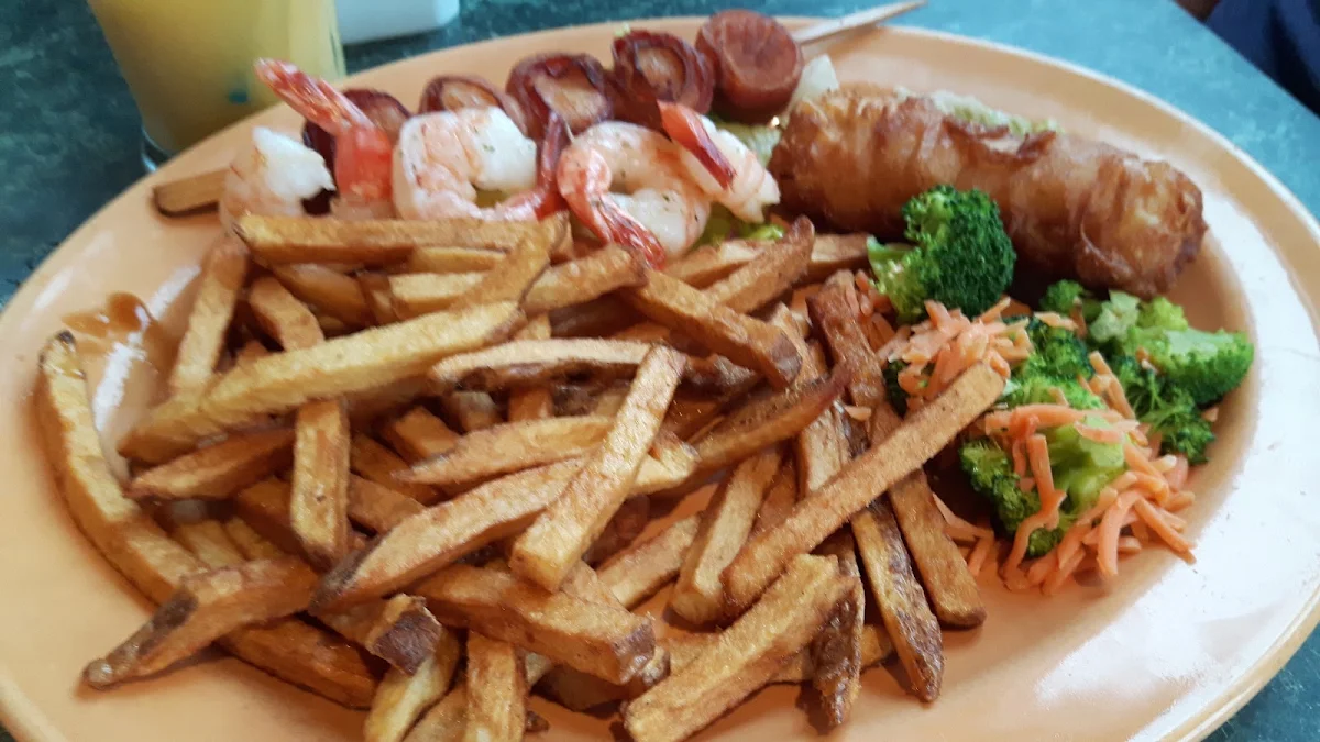 Ribs & Jumbo Shrimp