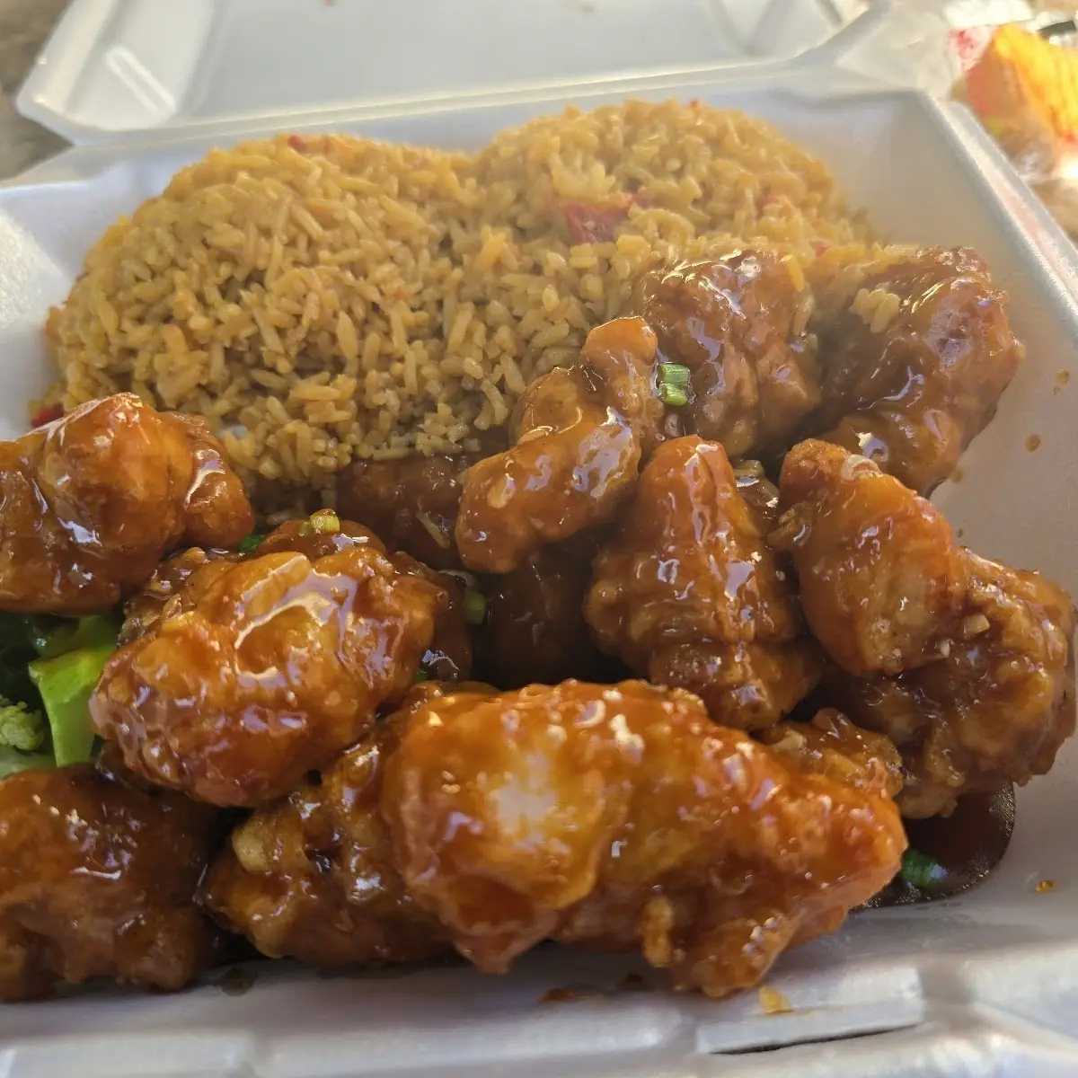 General TSO's Chicken Lunch Special