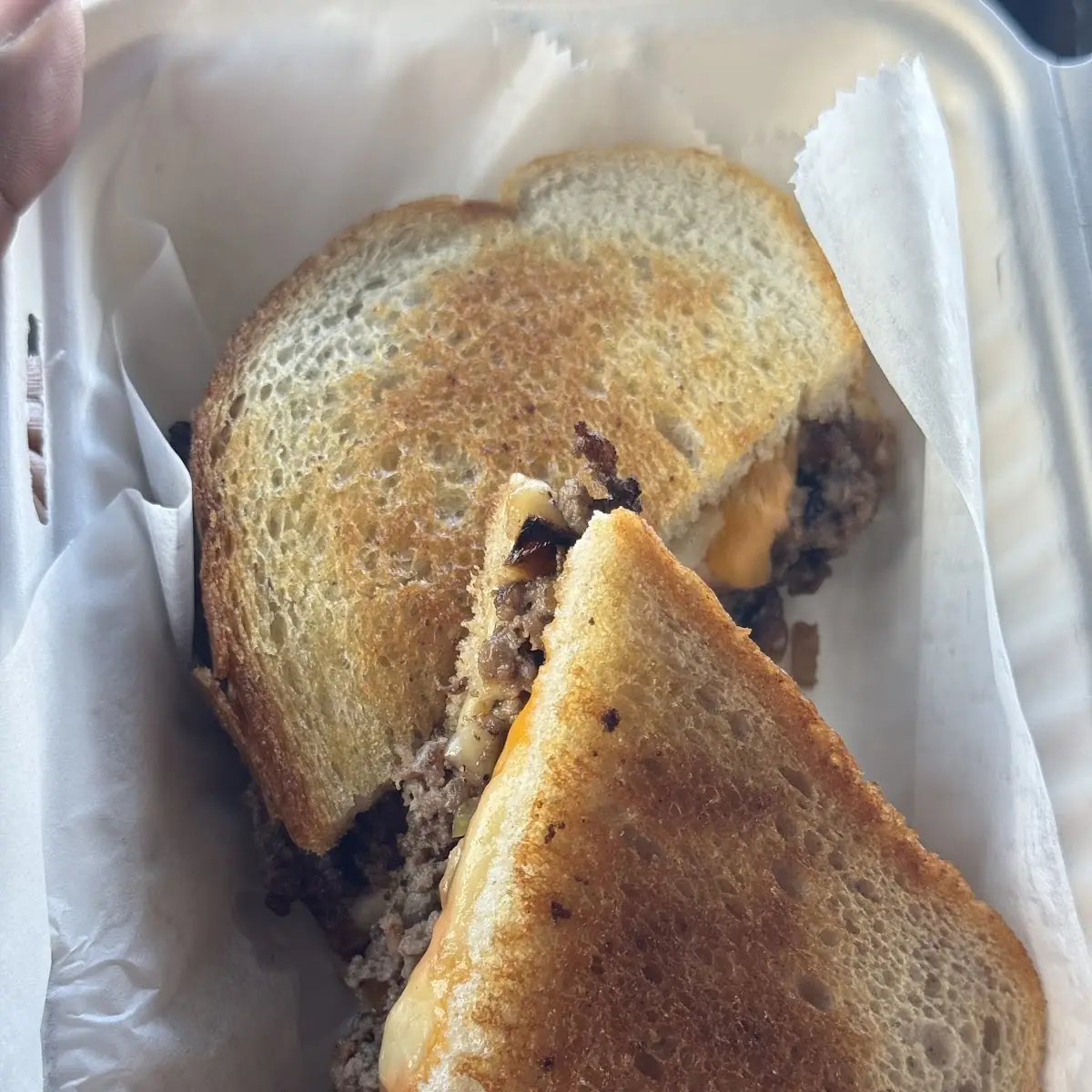 Patty Melt Smash Burger