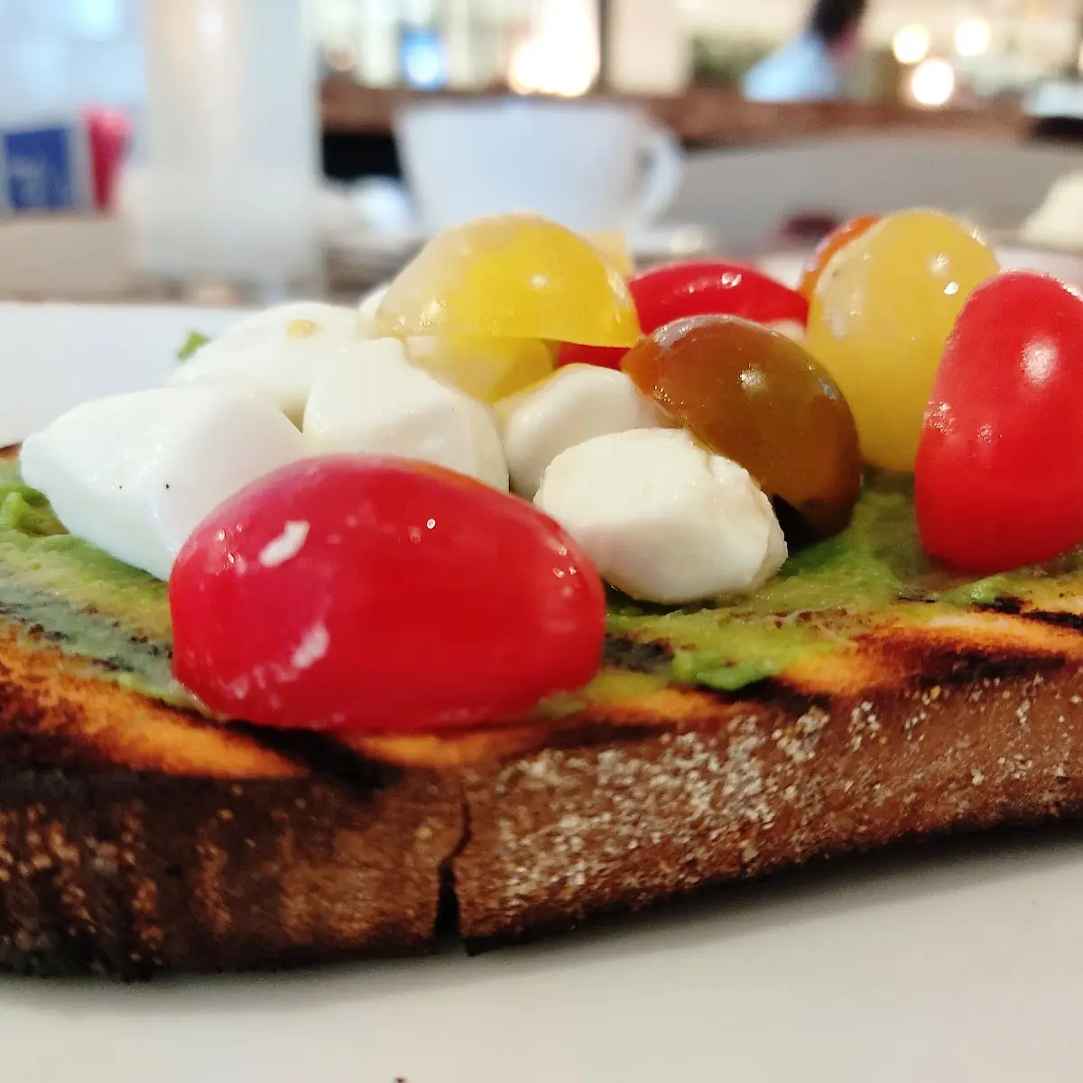 Avocado Toast with Heirloom Tomatoes