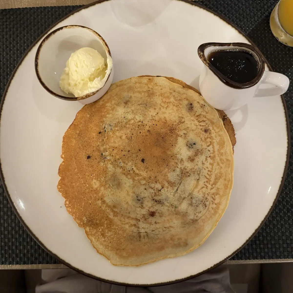 Chocolate Chip Blueberry Pancakes
