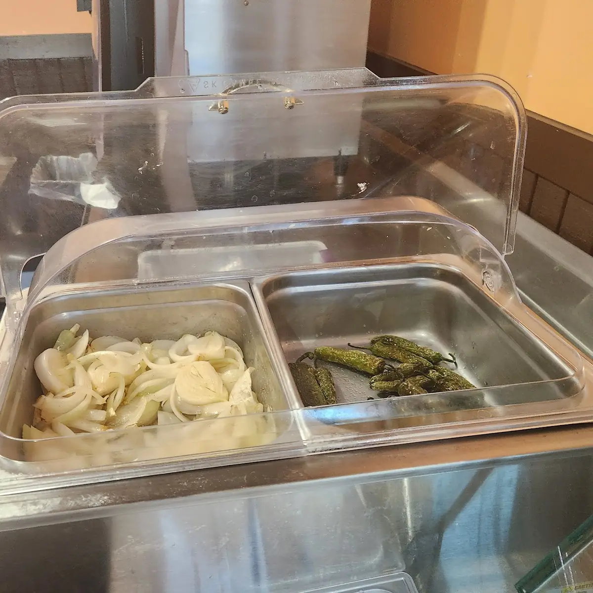 Grilled Onions & Jalapenos