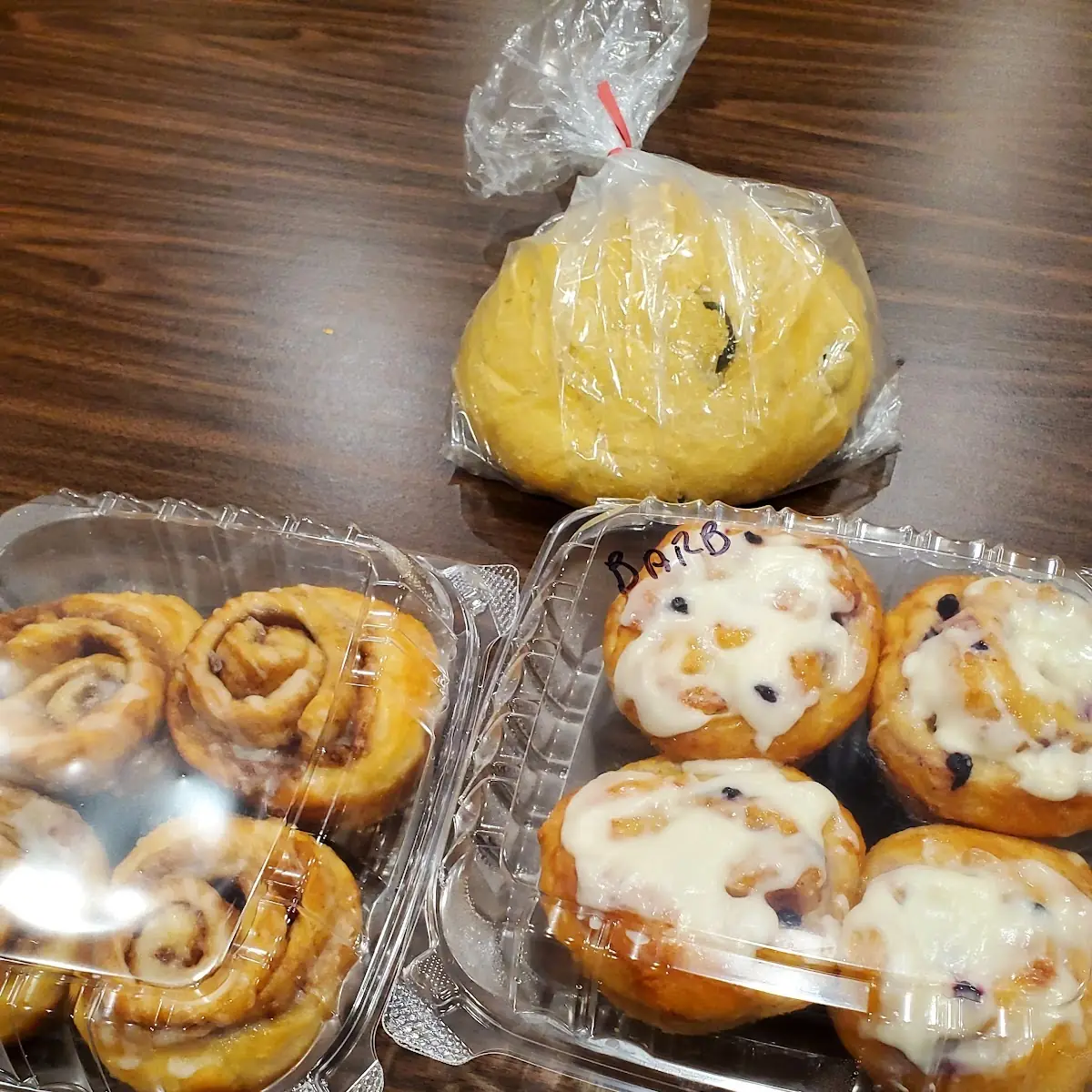 Sin Rolls Sourdough Bread Lemon Blueberry Rolls