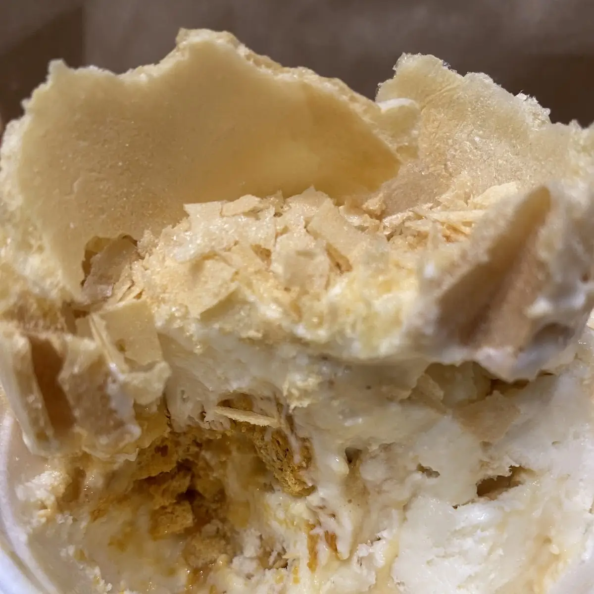 The Honeycomb with a Smashed Cone on Top