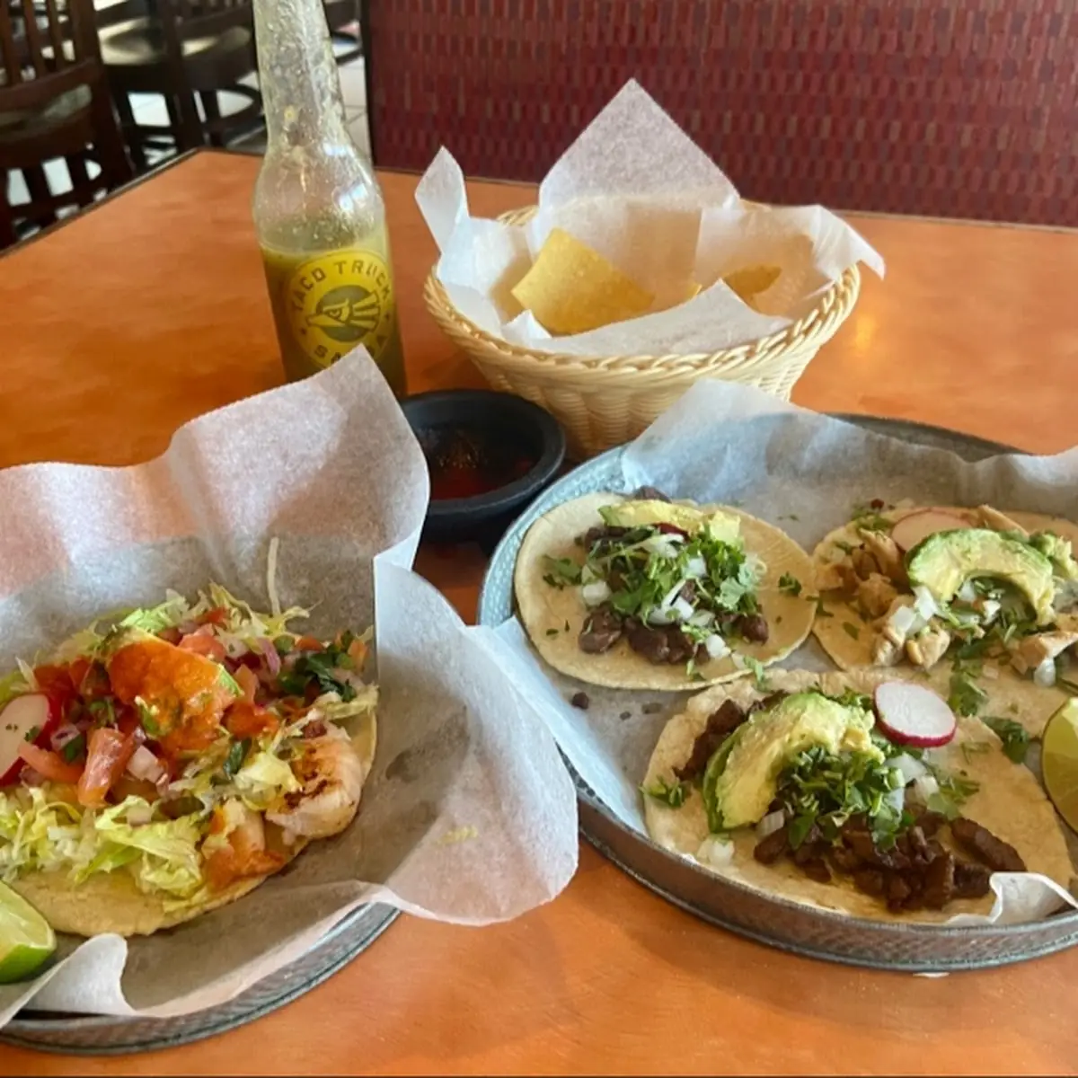 Steak and Chicken Tacos