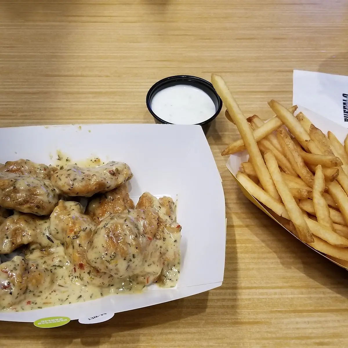 Garlic Parmesan Boneless Wings