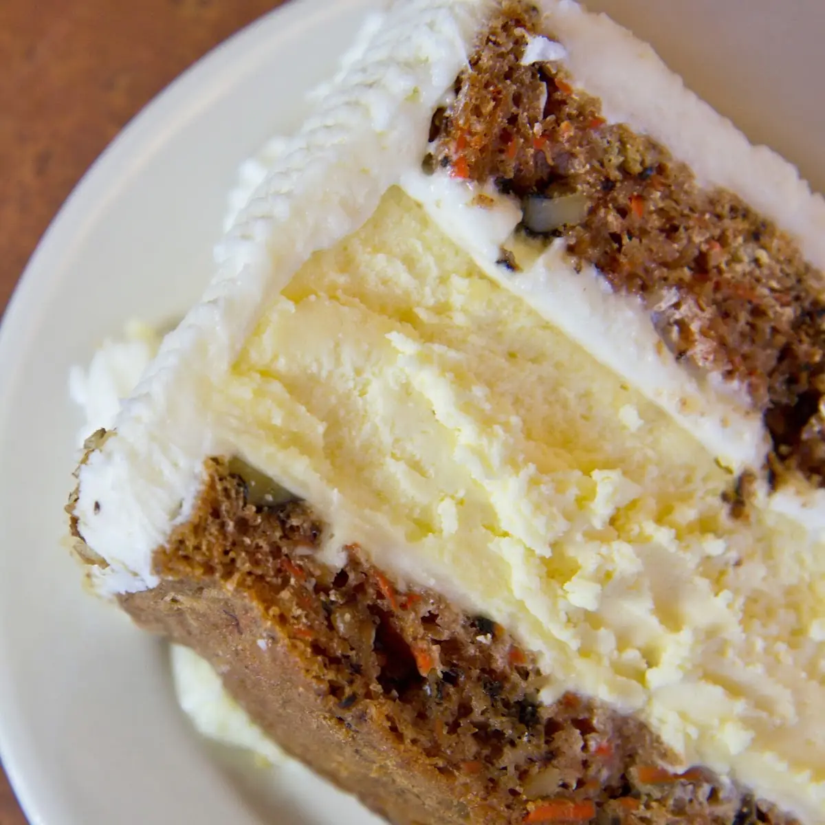 Slice Arlene's Carrot Cake