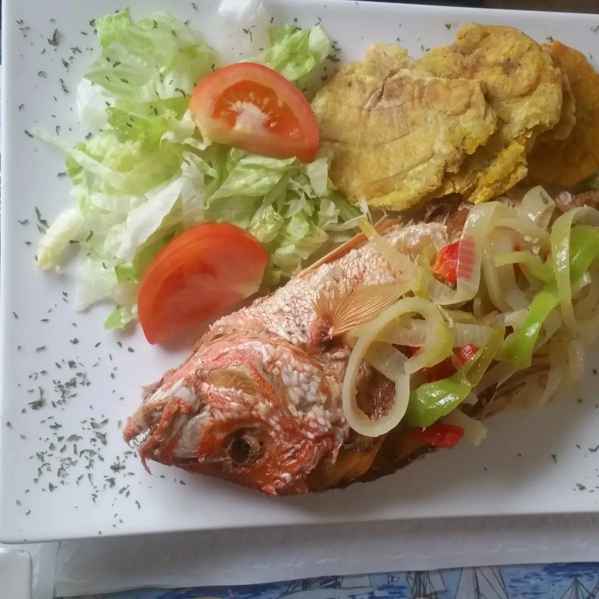 Fried Red Snapper