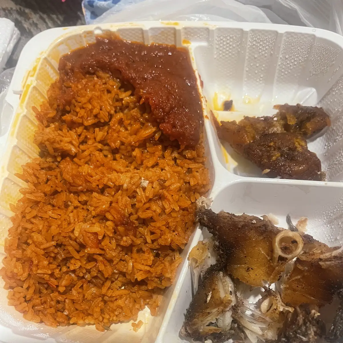 Half Jollof Rice Half Waakye