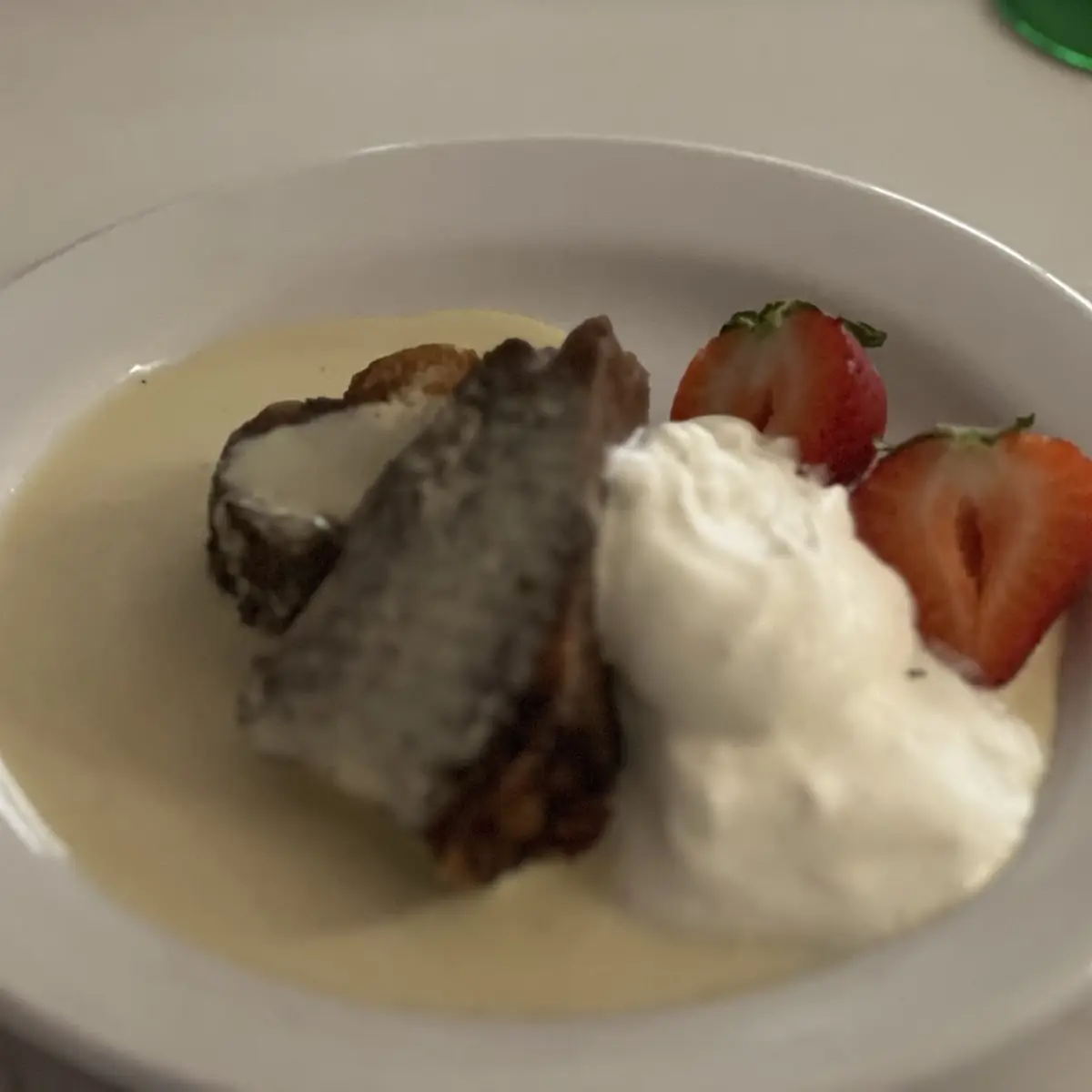 Chocolate Croissant Bread Pudding