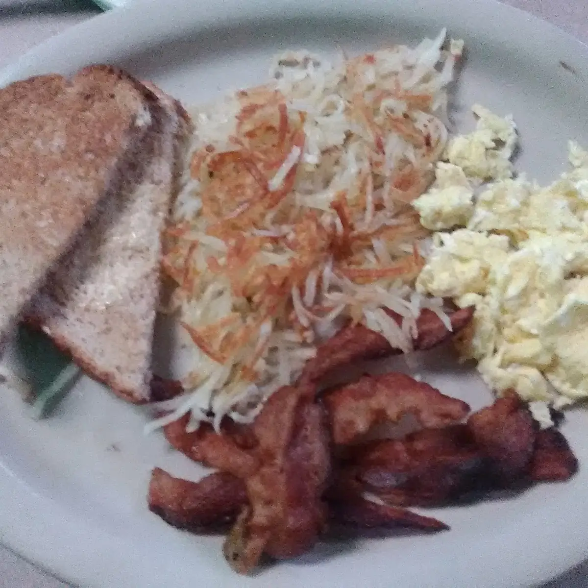 Served with Hash Browns