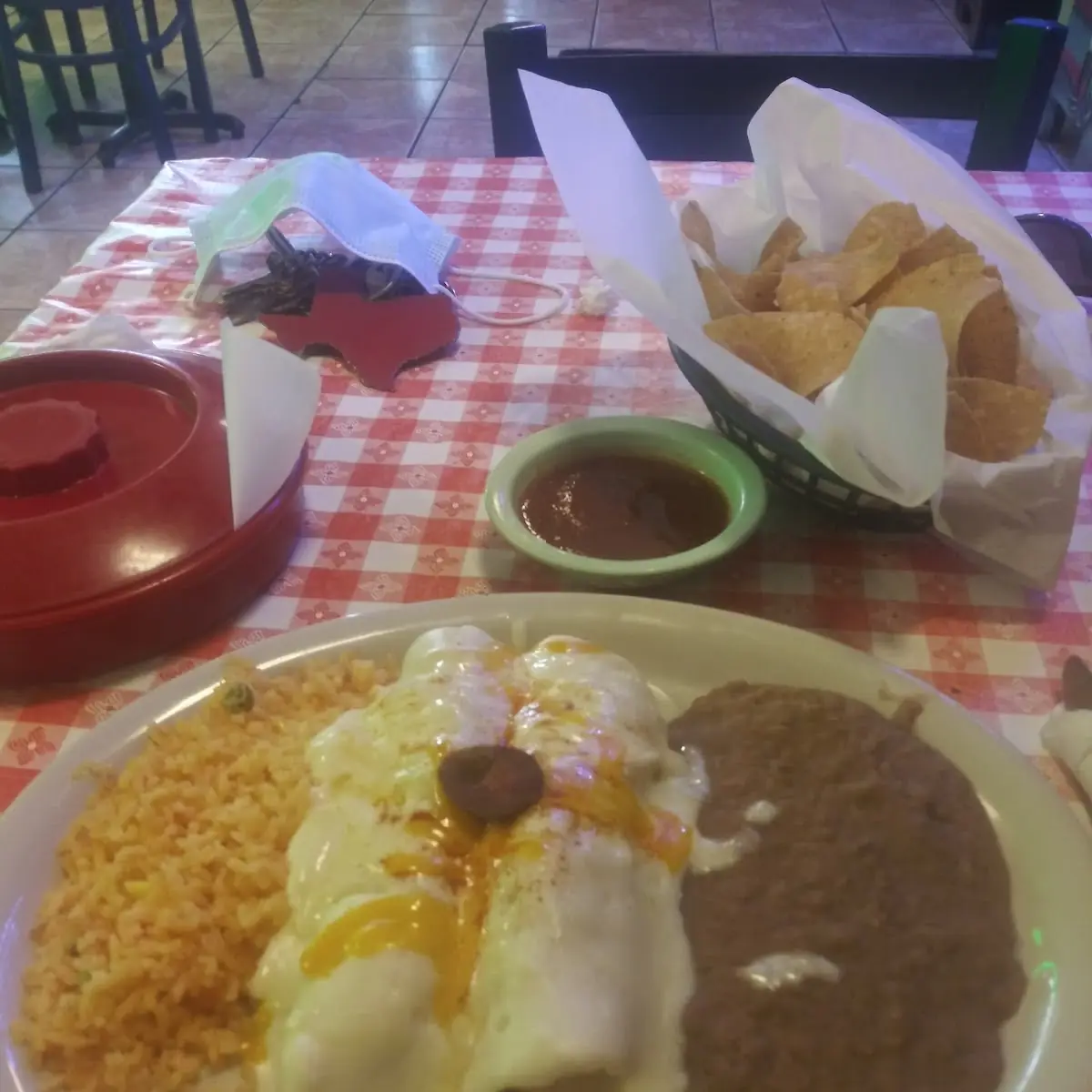 Sour Cream Chicken Enchiladas