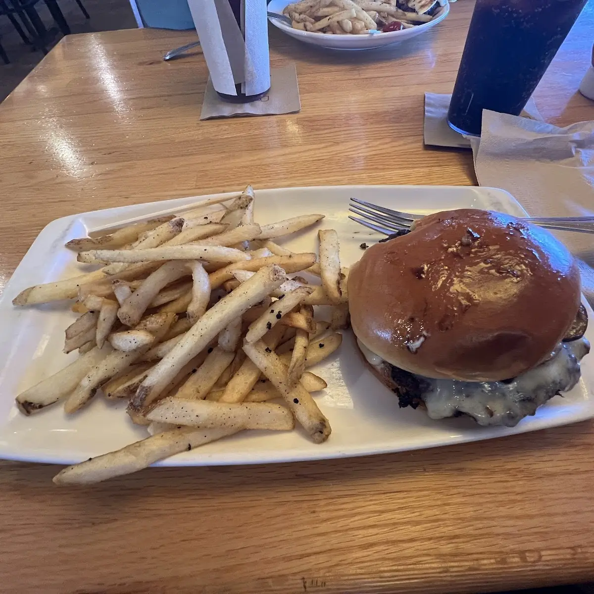 Mushroom Swiss Burger