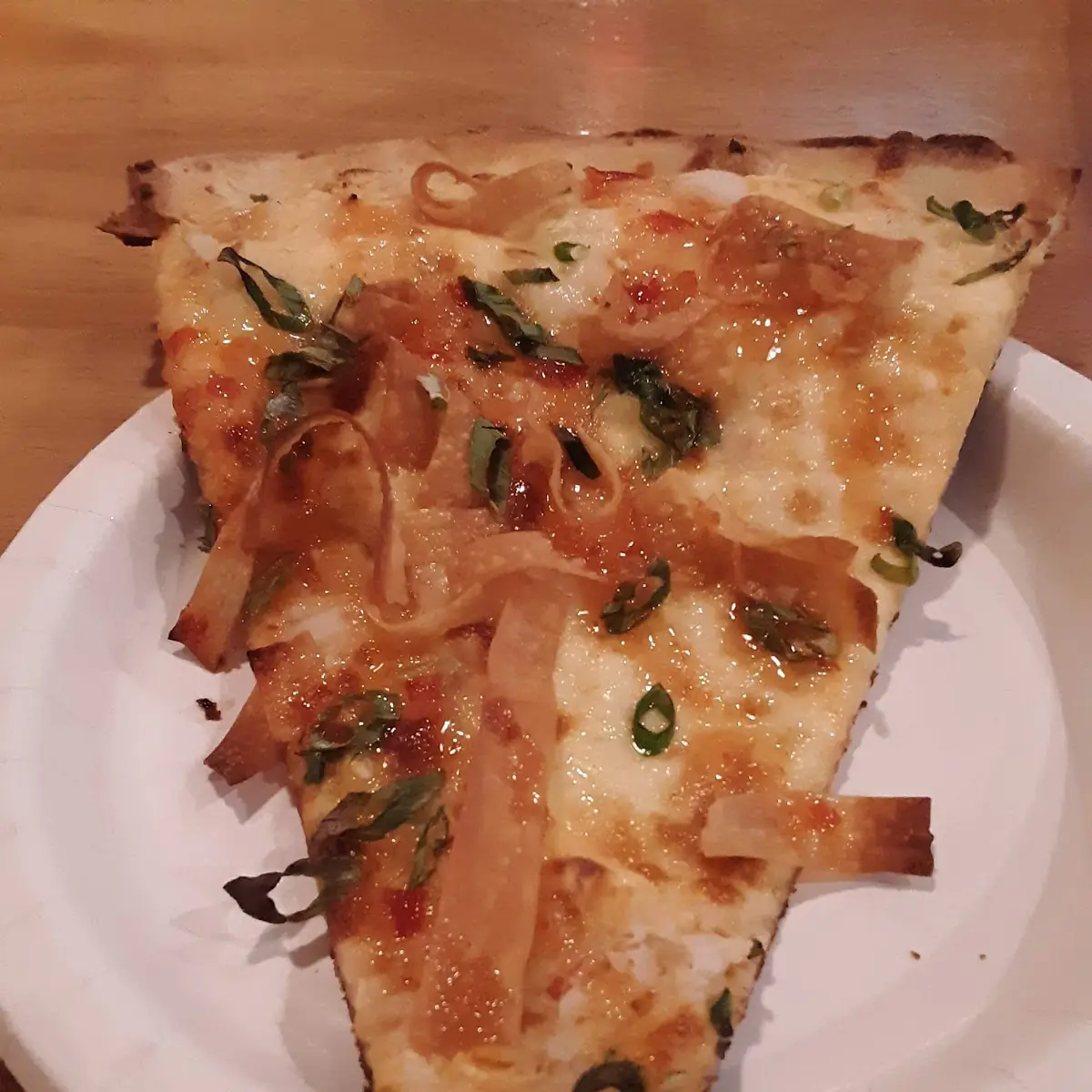 Crab Rangoon Pizza Slice