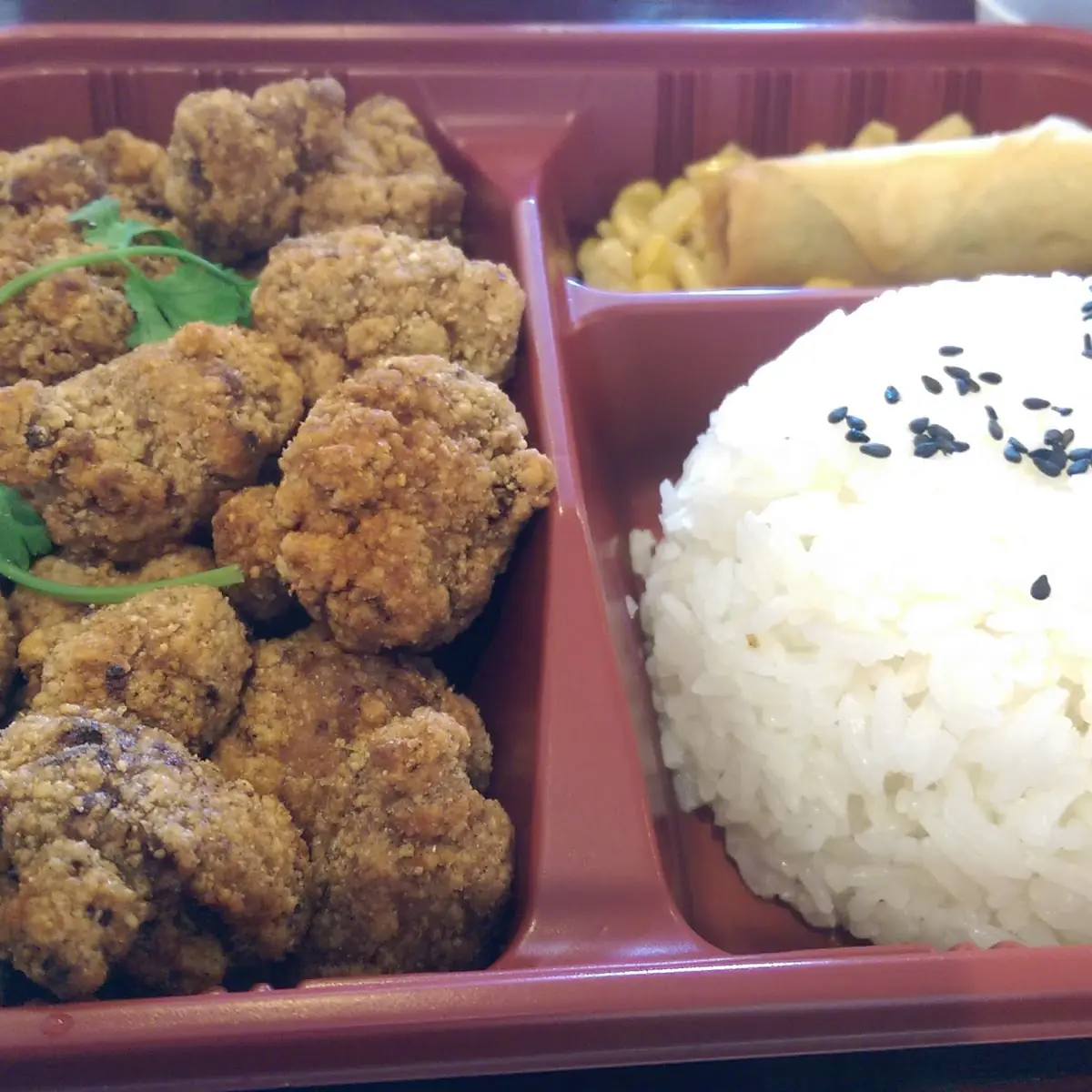 Popcorn Chicken Bento Box