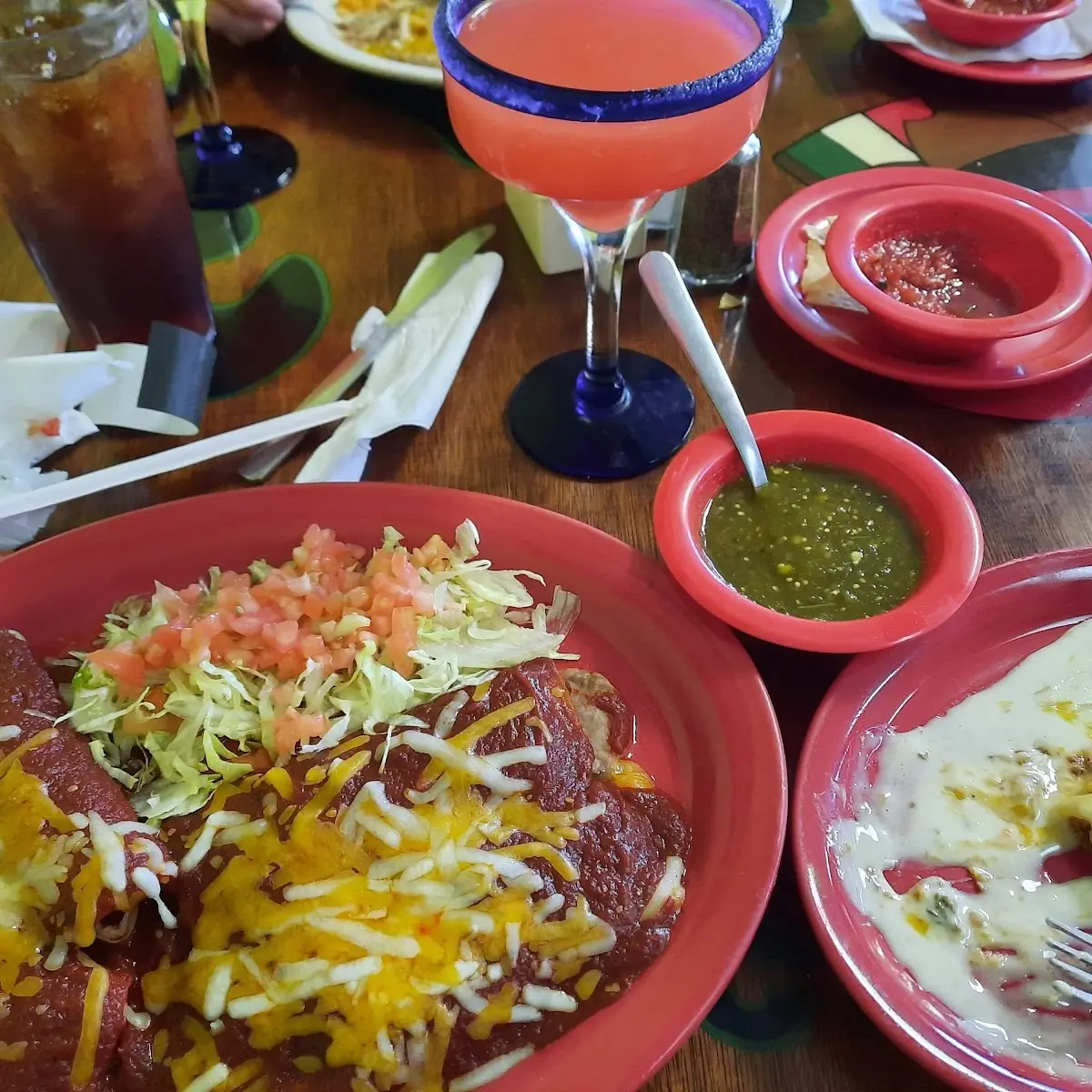 Tamale and Enchilada