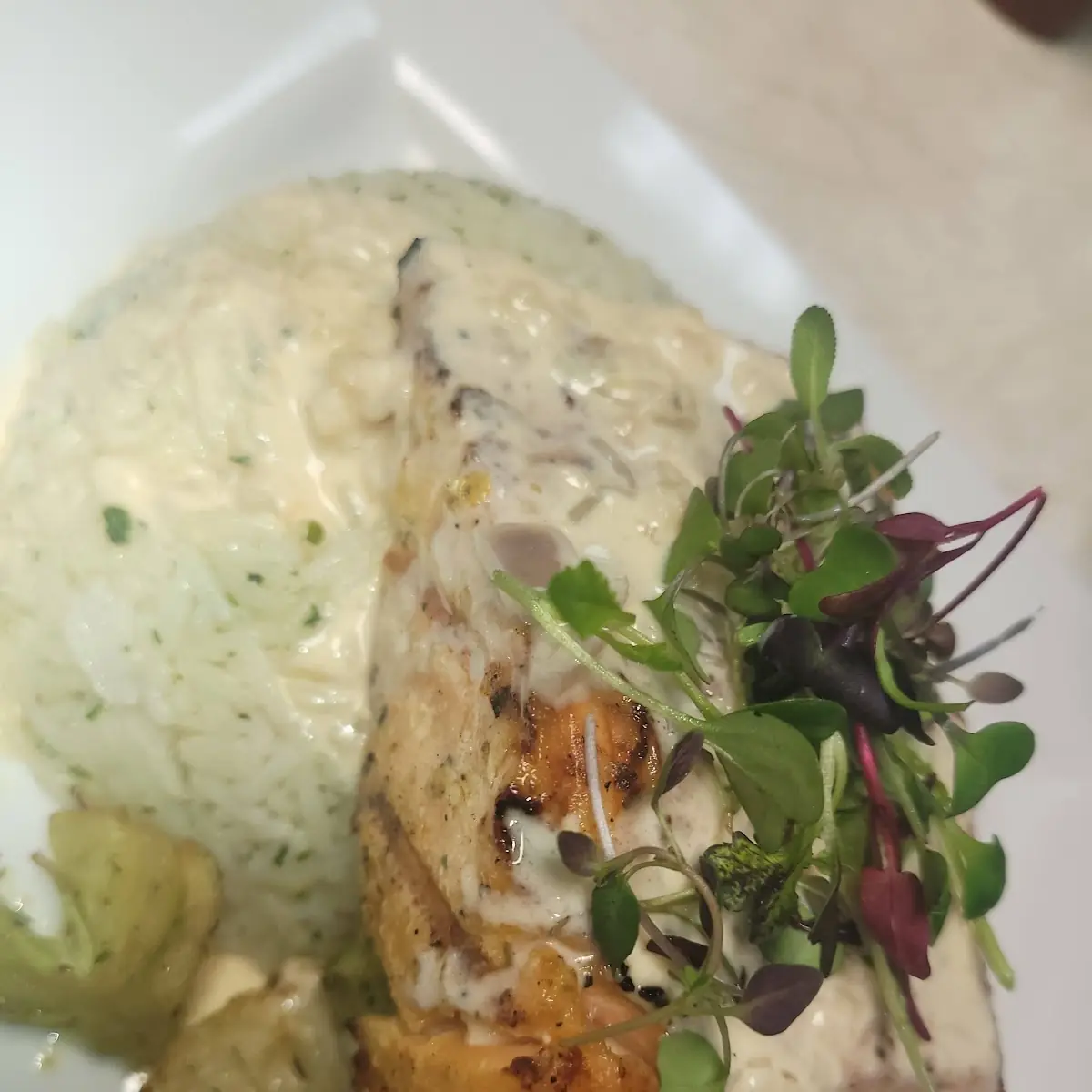 Creme De Grilled Salmon