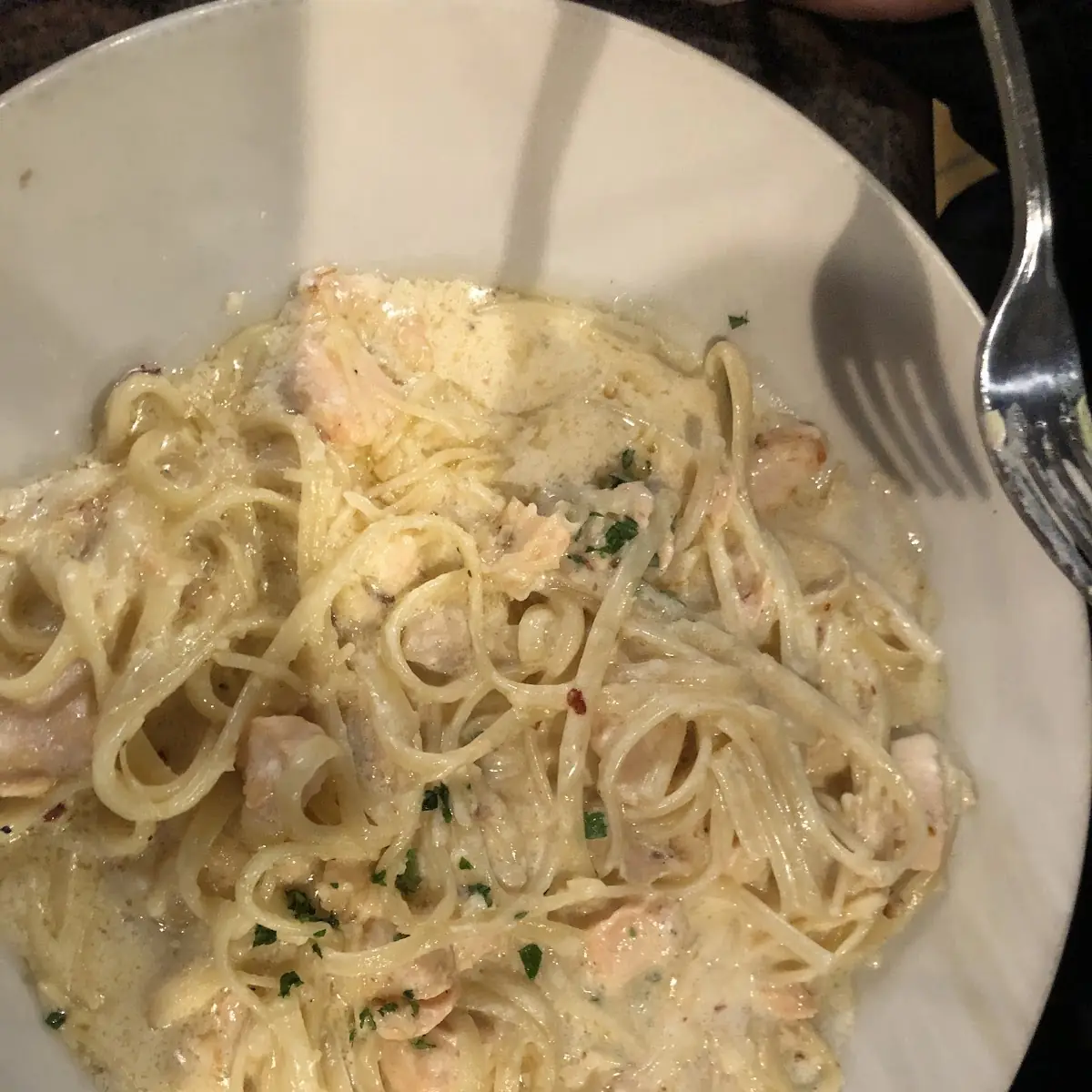 Seafood Alfredo Pasta