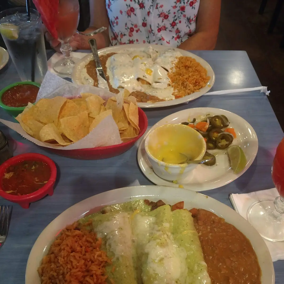 Double Cheese Enchiladas