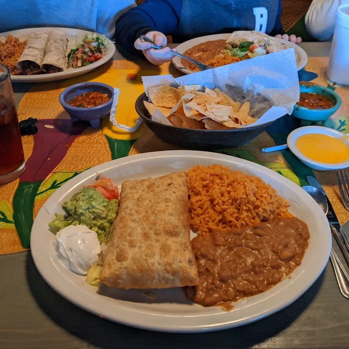Soft Taco Rice & Beans