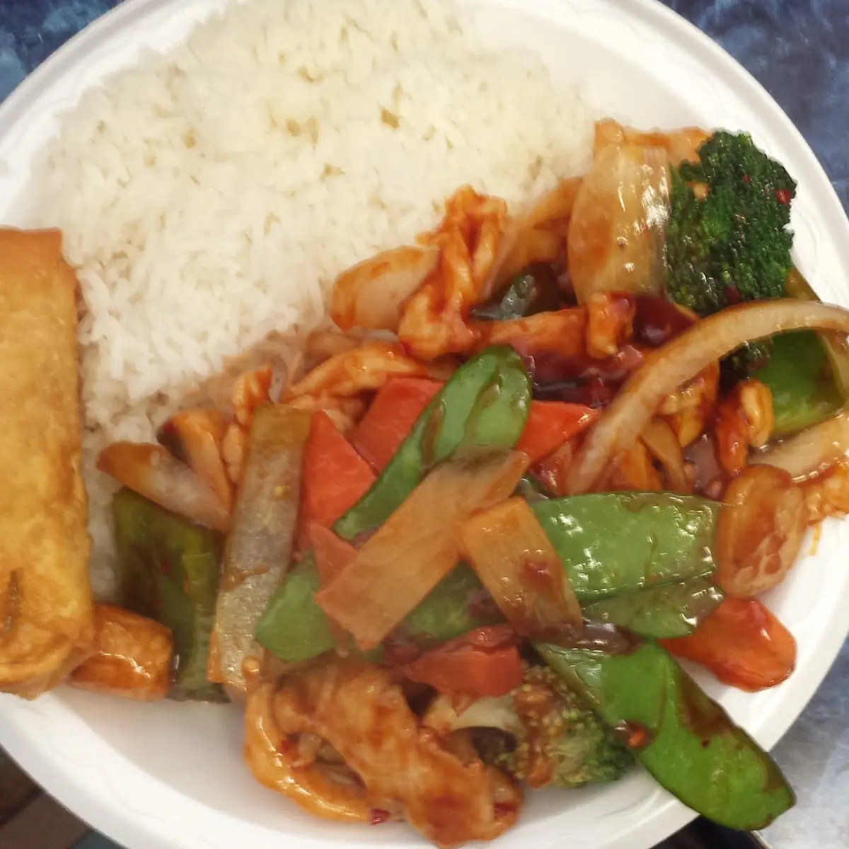 Szechuan Chicken Dinner Combo