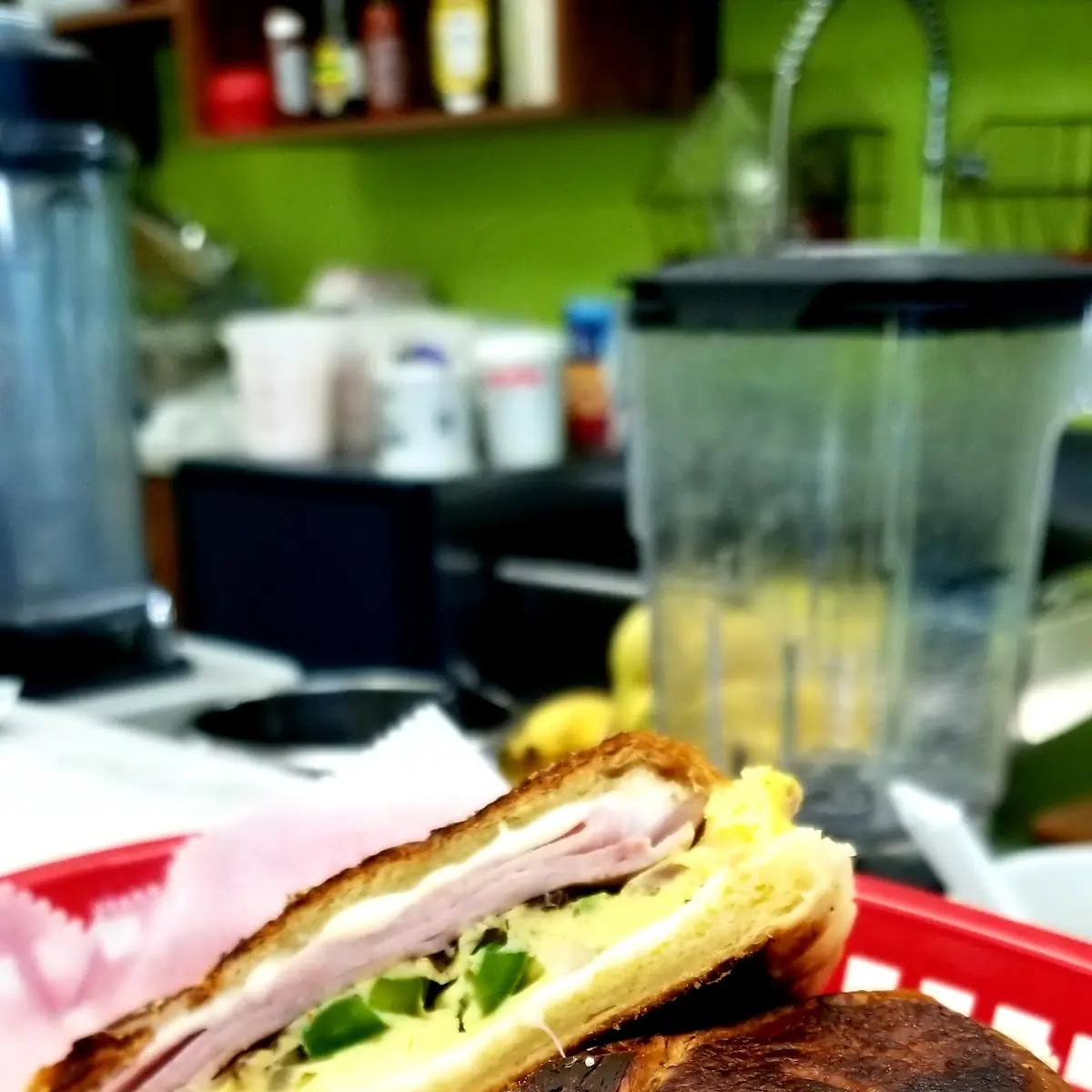 Ham Cheese Egg Croissant Sandwich