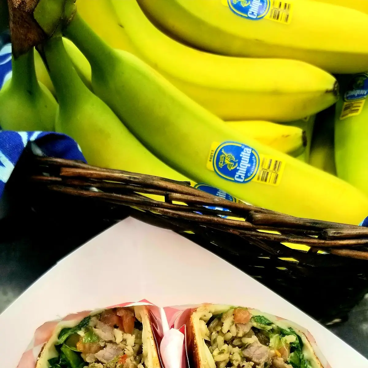Steak Brown Rice & Black Beans Wrap