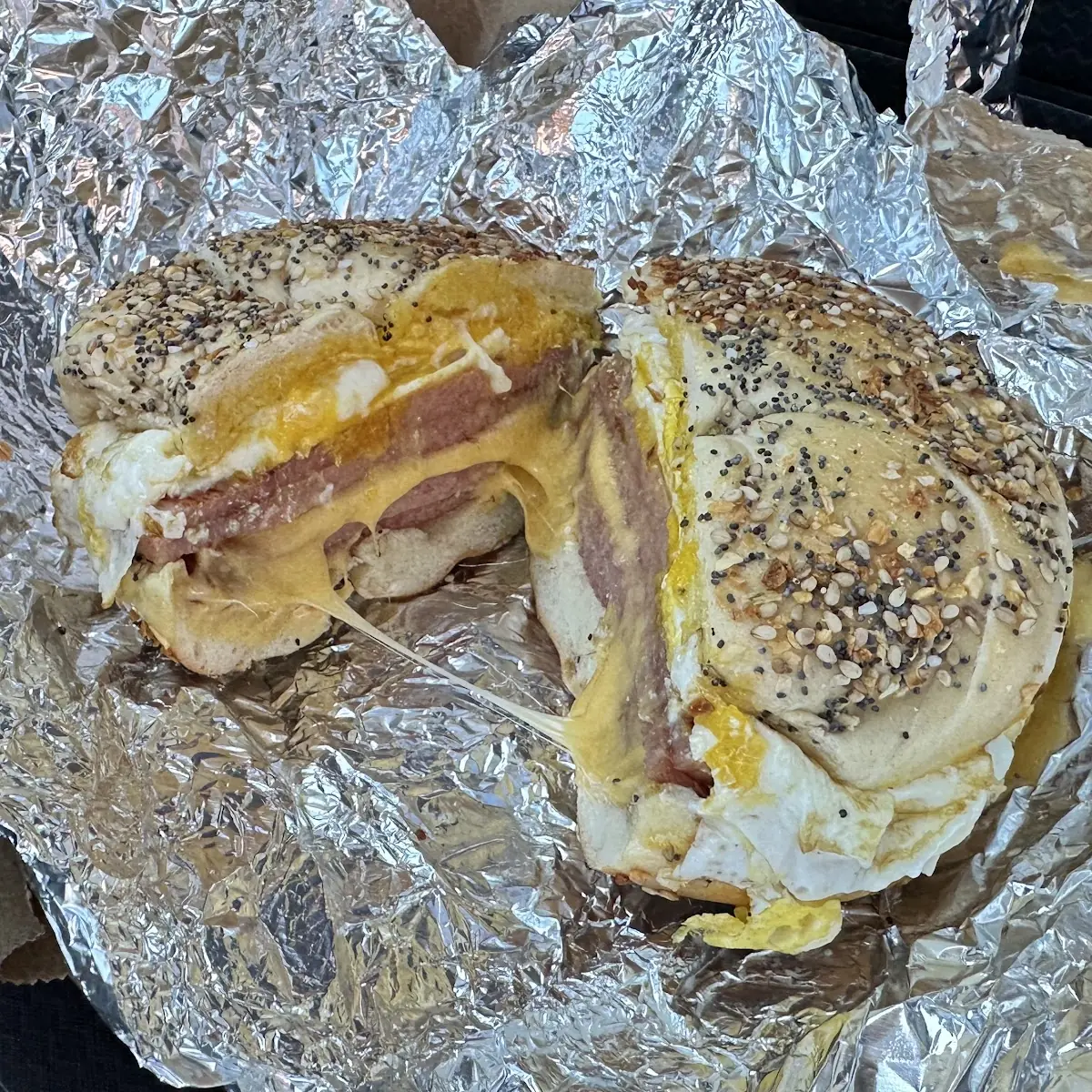 Taylor Ham Egg and Cheese on Hard Roll