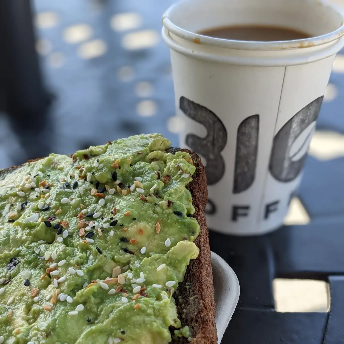 Avocado Toast on Multigrain Bread