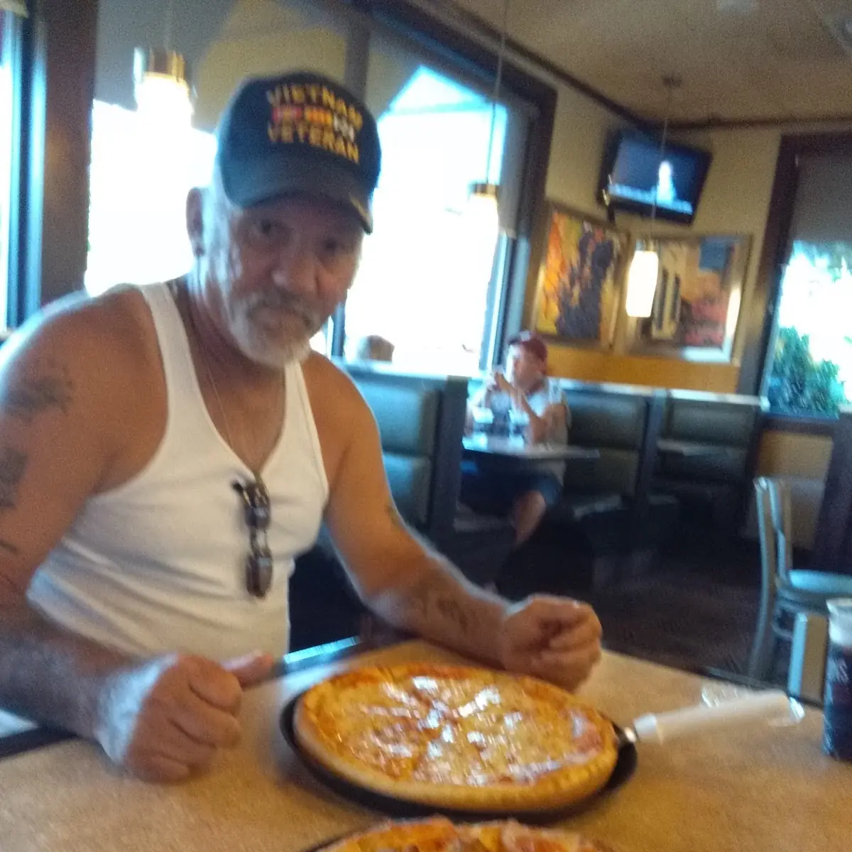 Cheese Pizza and Sausage Pizza