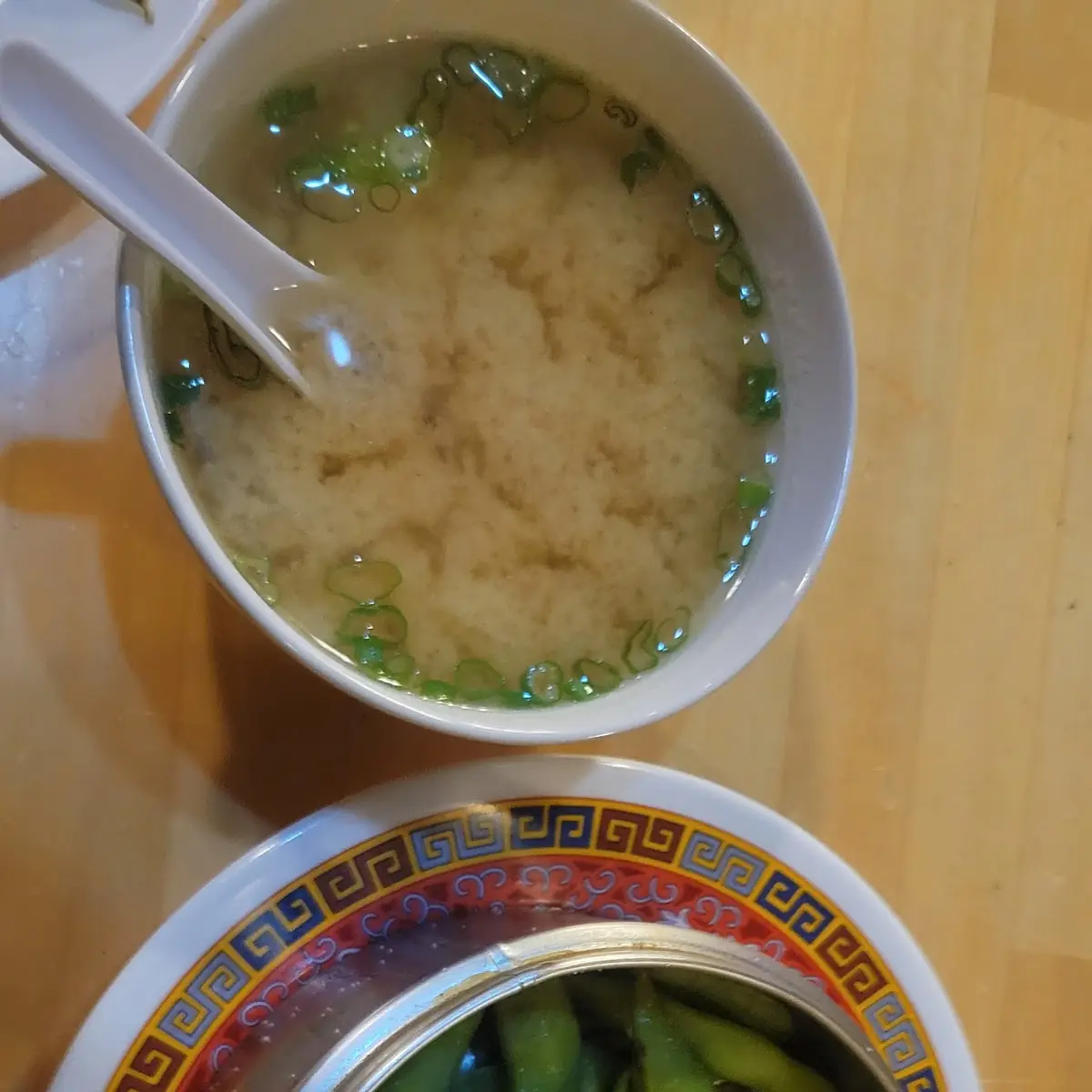 Edemame and Miso Soup