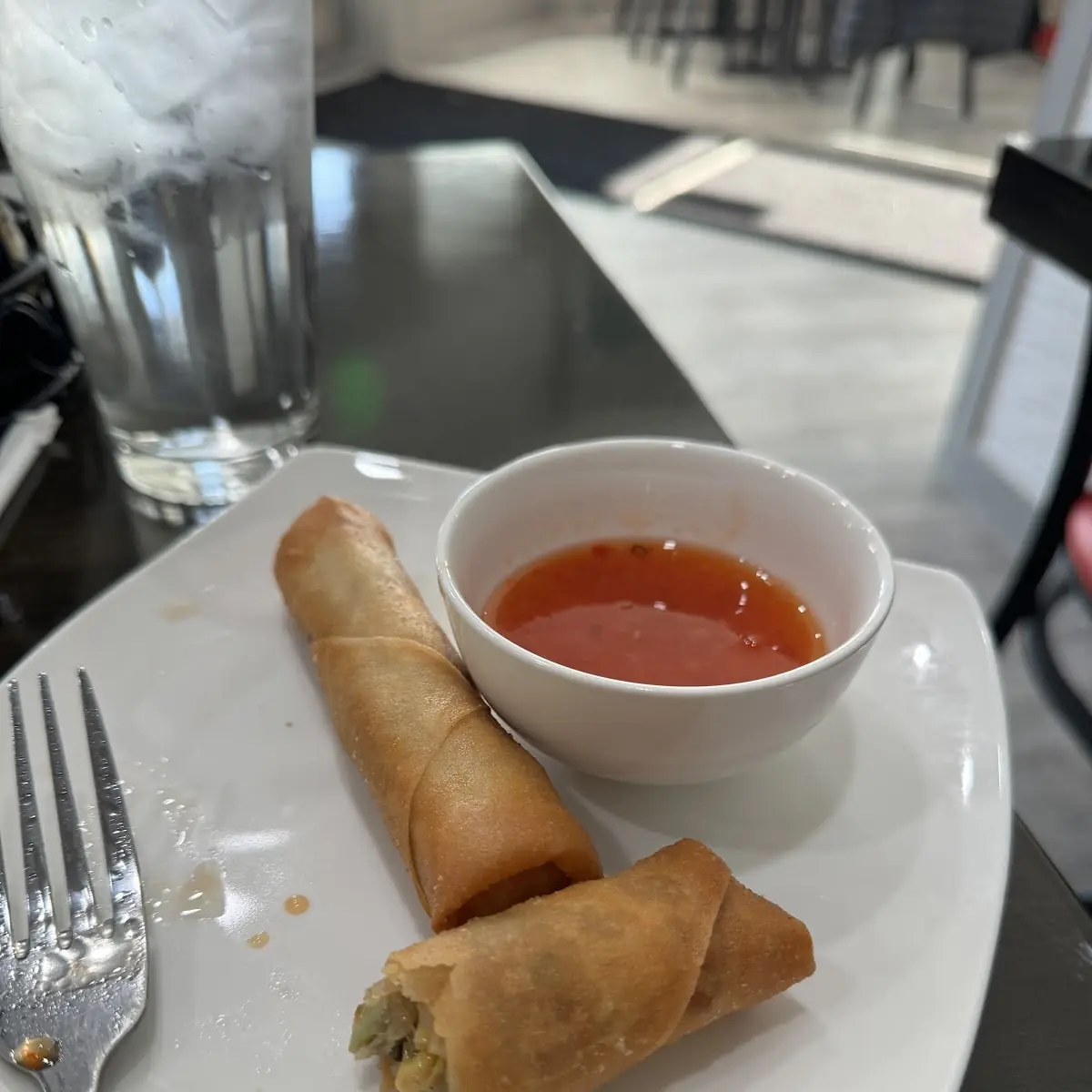 Pork Fried Egg Rolls and Dipping Sauce