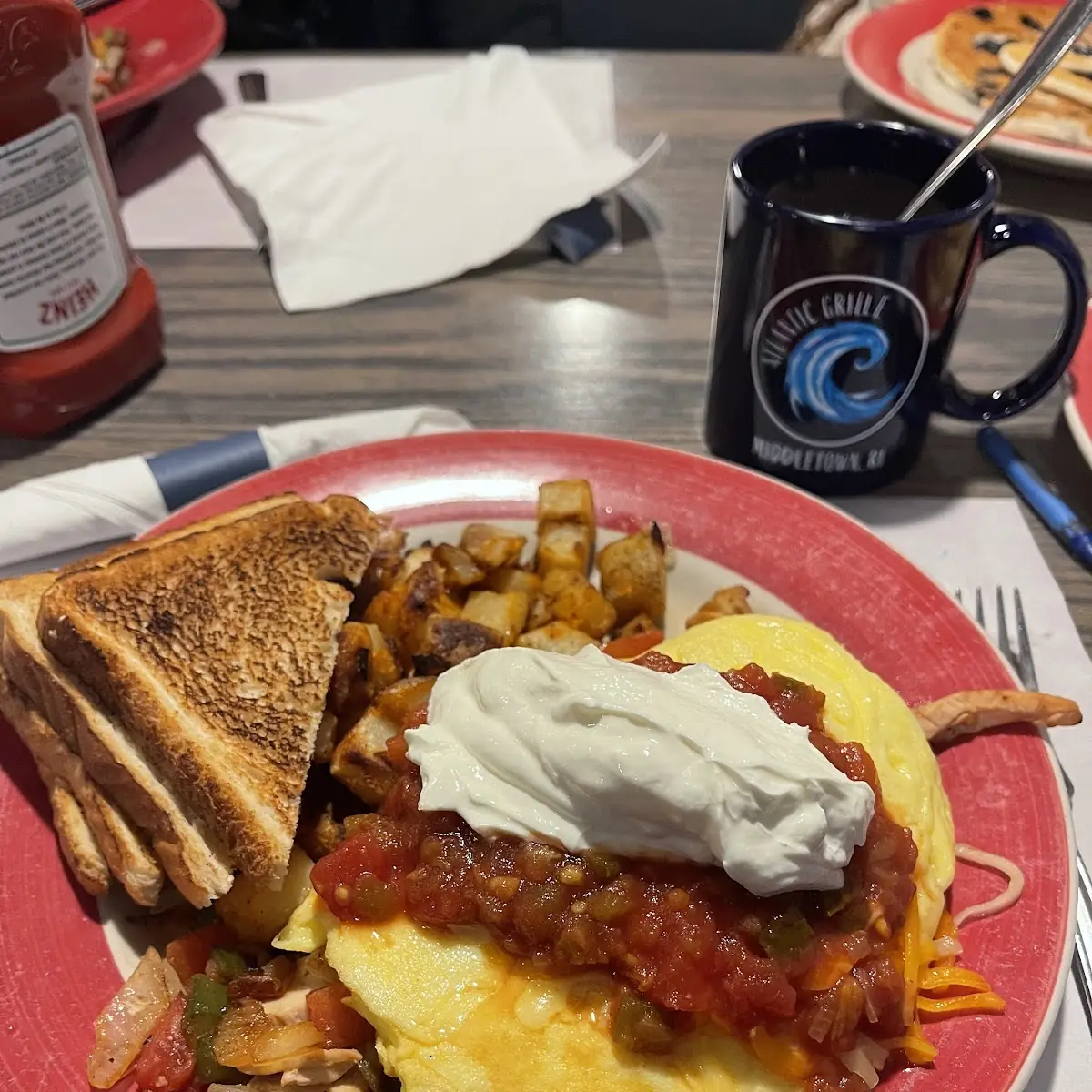 Swiss Cheese Omelette