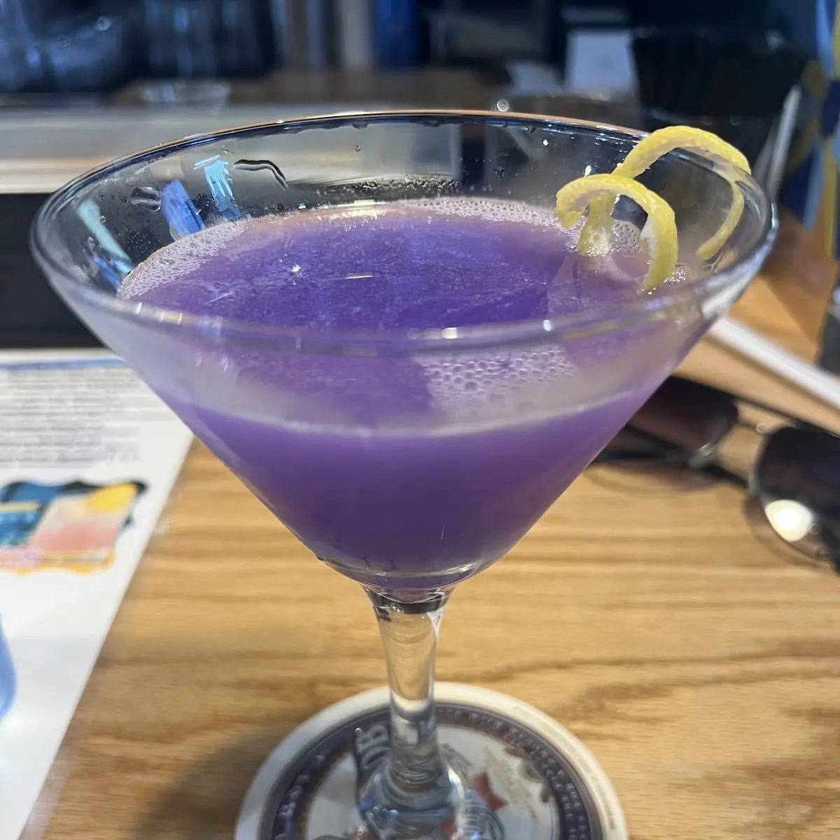 Blueberry Lemon Drop Martini