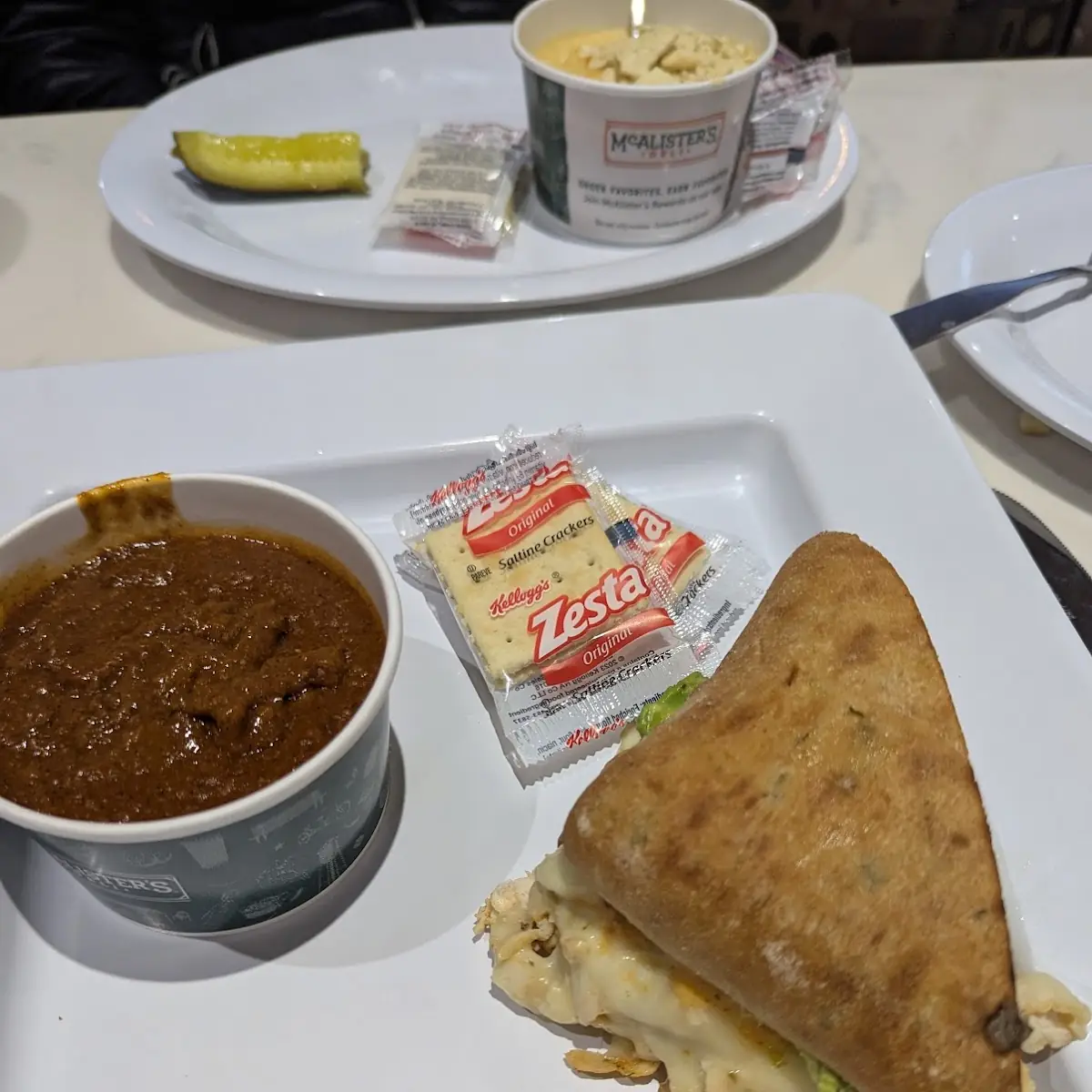 Spicy Chicken Sandwich Combo with Chili