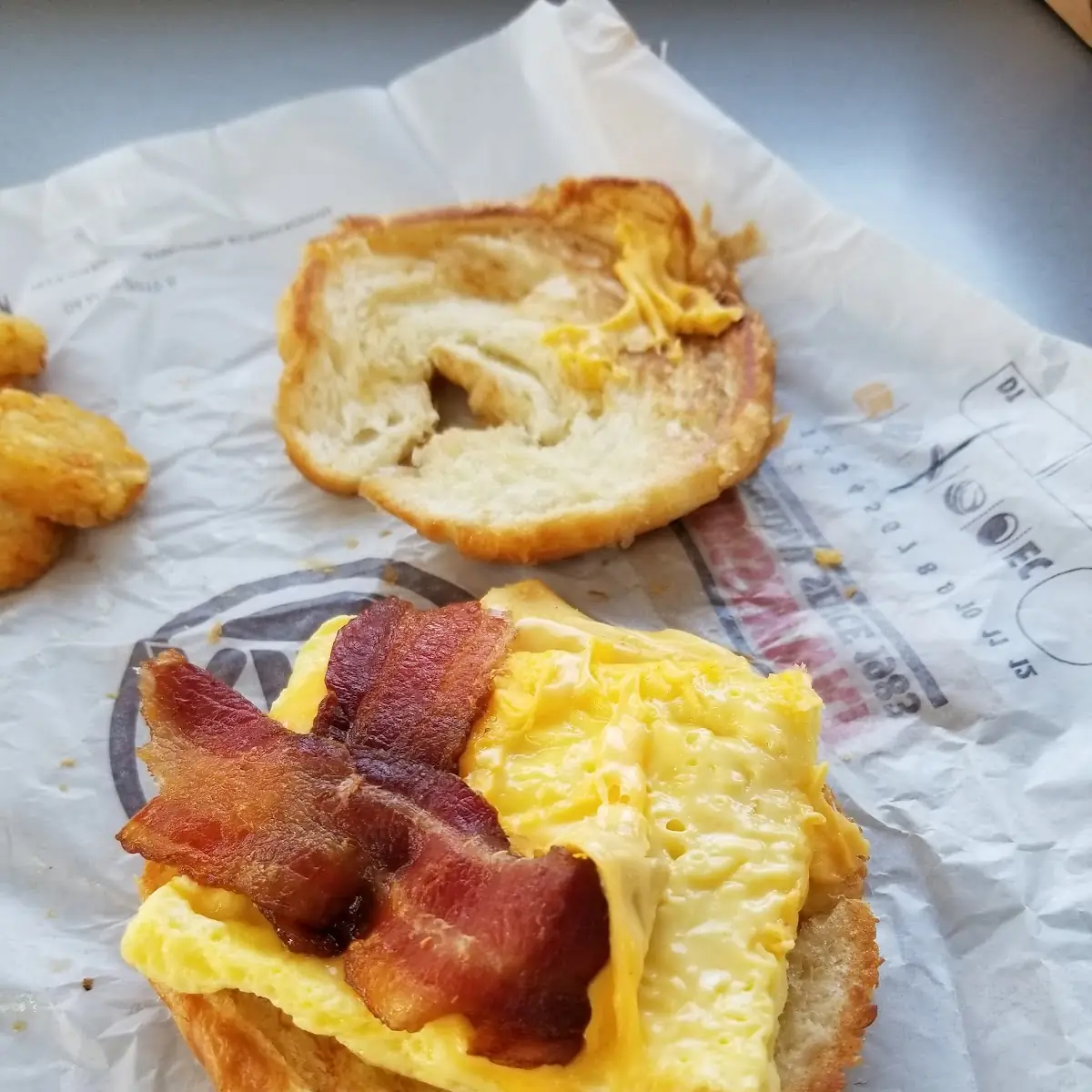 Bacon Egg Cheese Croissant