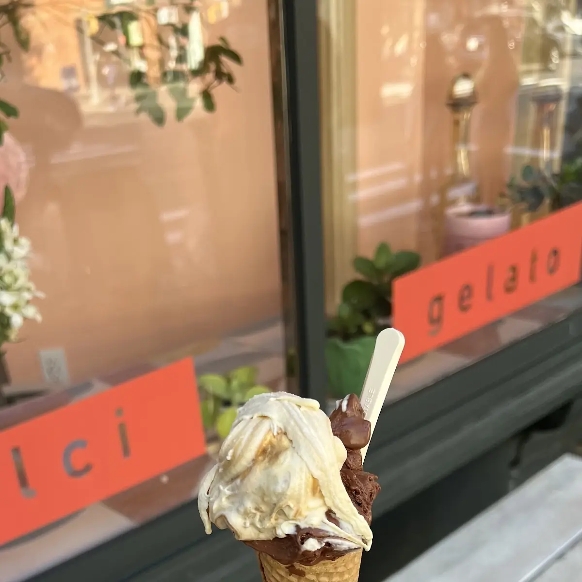 Tiramisu & Dark Chocolate Gelato